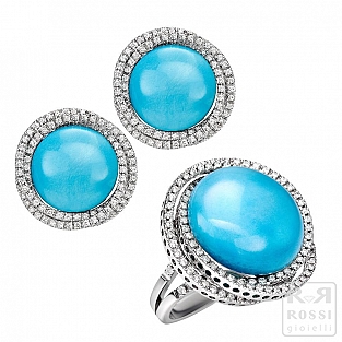 Leo Pizzo Anello Turchese