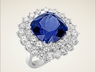 Anello Zaffiro Princess