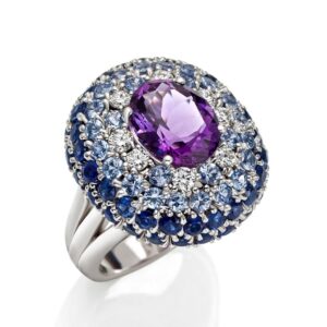Anello con Ametista